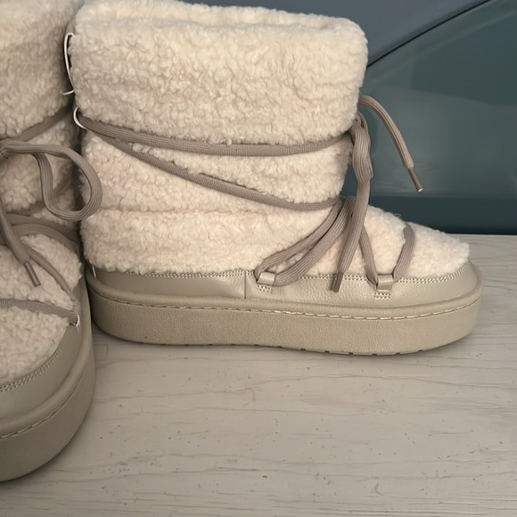 Hm warm lined teddy bear fleece boots - Picture 7 of 12
